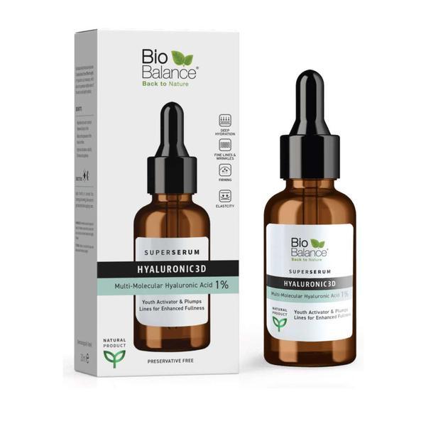 Hyaluronic 3d acid hialuronic multi-molecular 1%, bio balance, 30 ml