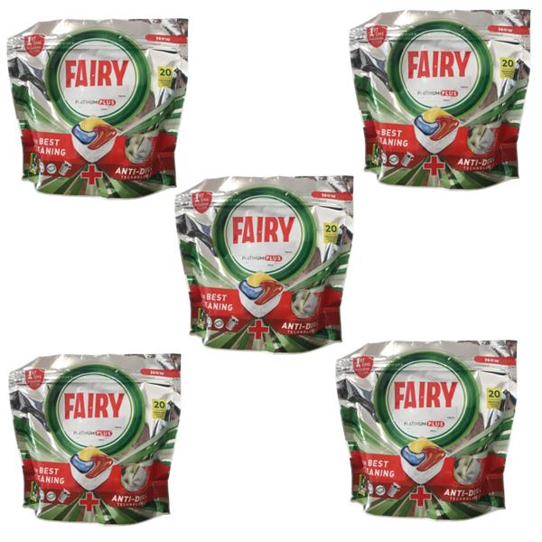 Detergent Capsule pentru Masina de Spalat Vase – Fairy Platinum, 100 capsule