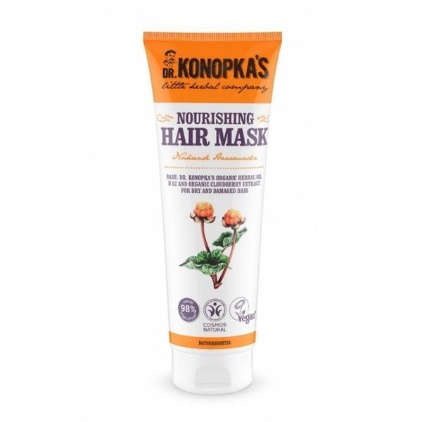 Masca bio nutritiva pentru par uscat sau deteriorat, dr. konopka, 200ml