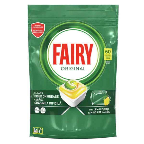 Detergent Capsule pentru Masina de Spalat Vase - Fairy Original All in 1, 60 capsule