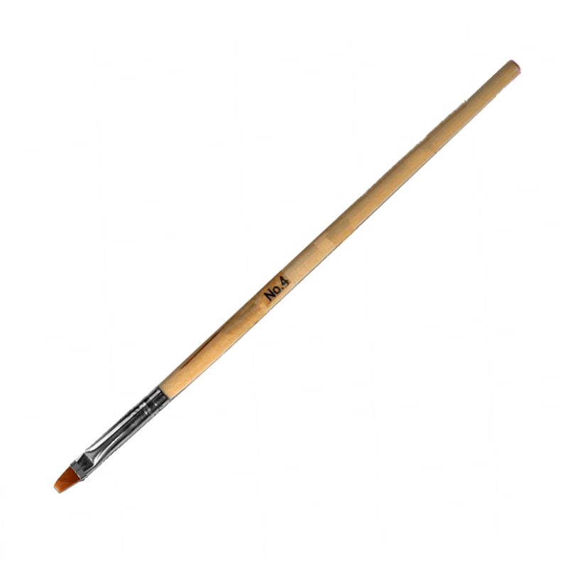Pensula Aplicare Gel Unghii - Prima Professional Gel Nail Brush nr 4