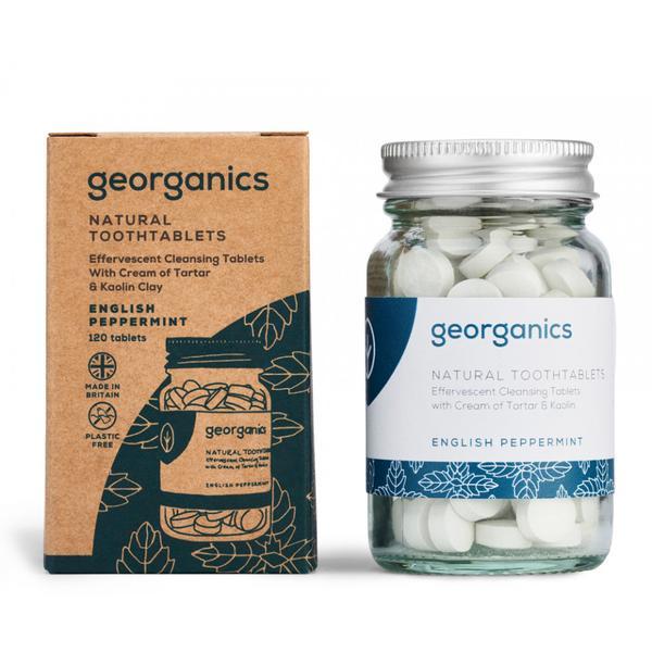 Pasta de dinți tablete english peppermint georganics, 120buc