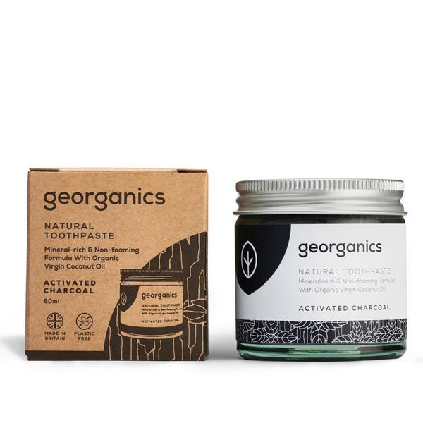 Pasta de dinti minerala charcoal georganics, 60 ml