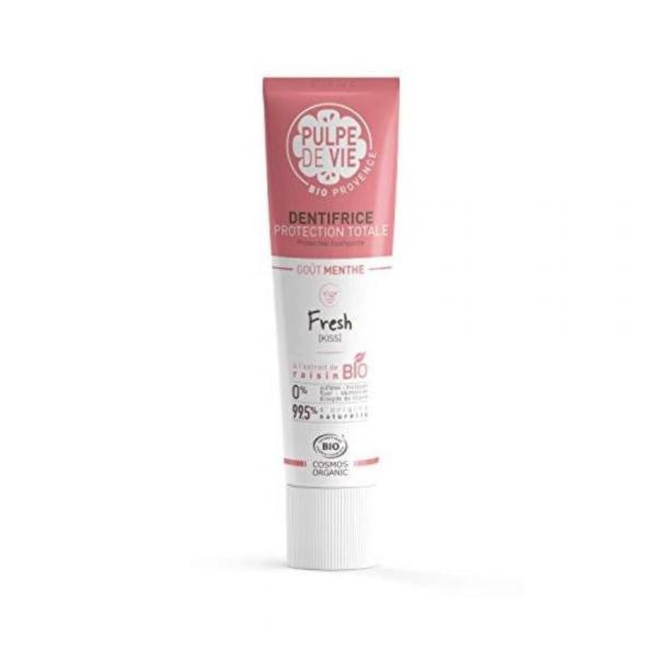 Pasta de dinti bio - fresh kiss pulpe de vie, 75ml