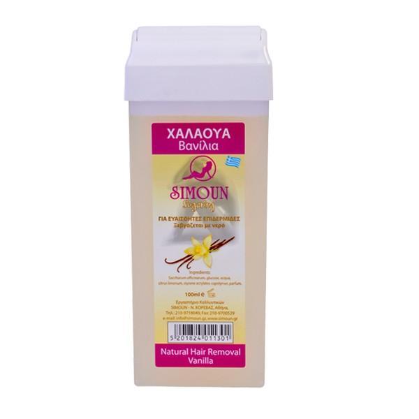 Roll-on ceara naturala de zahar pentru epilat - aroma vanilie, simoun
