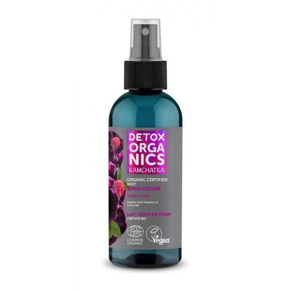 Spray lotiune de corp cu zmeur arctic, Detox Organics Kamchatka, 170ml esteto