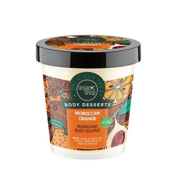 Sufleu delicios pentru corp moroccan orange, organic shop body desserts, 450ml