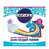 Tablete pe baza de oxigen activ pentru stralucirea hainelor, mentinerea culorii si indepartarea petelor, Ecozone, 12 buc