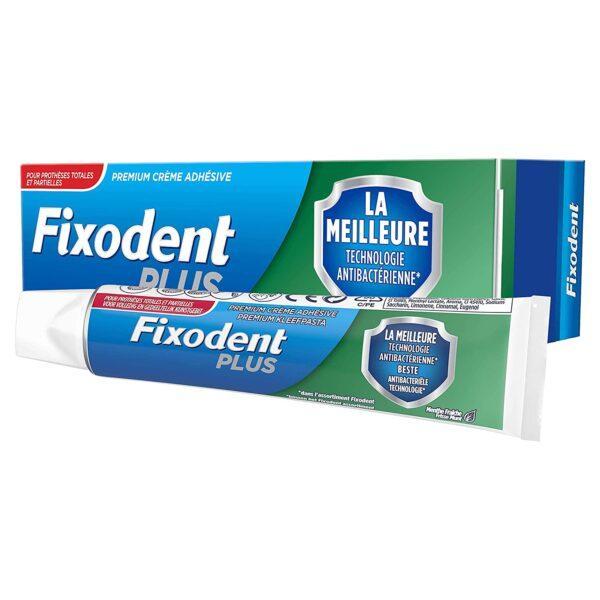 Crema adeziva, fixodent plus, pentru proteza dentara, 40 g