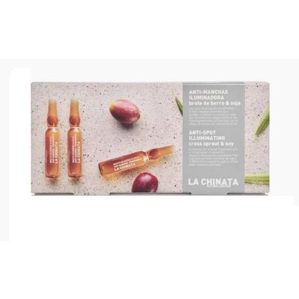 Fiole anti-pete pigmenatare, cu muguri de nasturel, soia si extract de maslin, la chinata, fiole 10x20ml