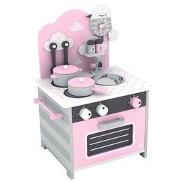 Bucătărie roz din lemn - Visul micilor bucătari - Eurekakids
