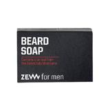 Sapun natural pentru barba, cu carbune din Muntii Bieszczady, curata barba si mentine pielea fetei hidratata si neteda, Zew for men, 85g