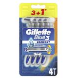 Aparat de Ras cu 3 Lame - Gillette Blue 3 Comfort, 4 buc