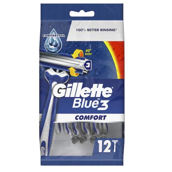 Aparat de Ras cu 3 Lame – Gillette Blue 3 Comfort, 12 buc Alte imagine 2022