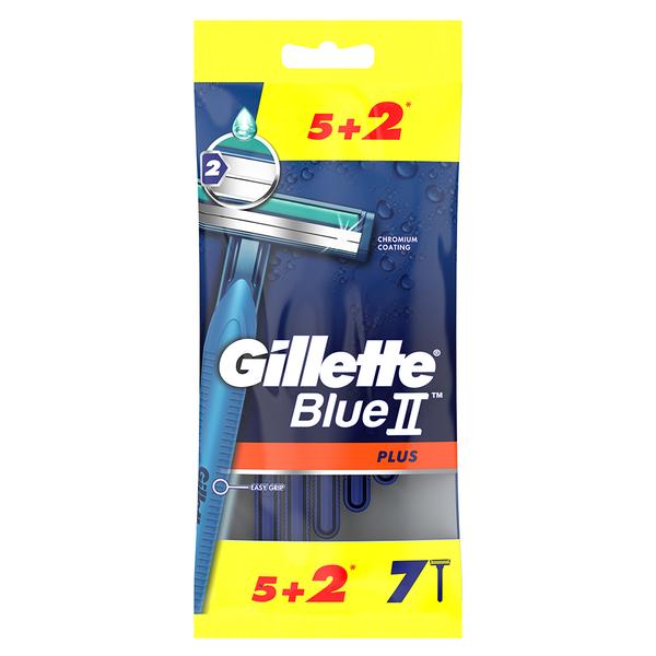 Aparat de Ras cu 2 Lame – Gillette Blue II Plus, 7 buc esteto.ro