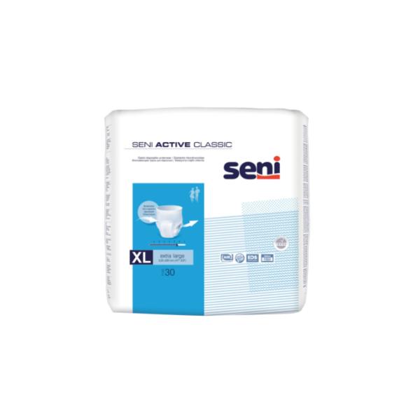 Scutece pentru adulti tip chilot elastic - seni active classic elastic disposable underwear, extra large, 30 buc