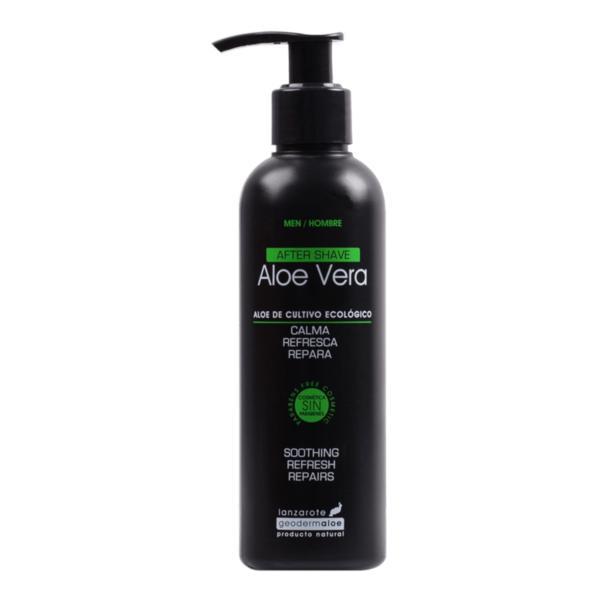 After shave pentru barbati cu Aloe Vera, 200 ml, GeodermAloe 200 imagine 2022
