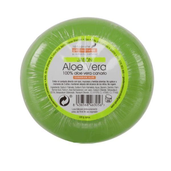 Sapun dermatocosmetic rotund cu Aloe Vera Bio GeodermAloe, 100 g, GeodermAloe esteto