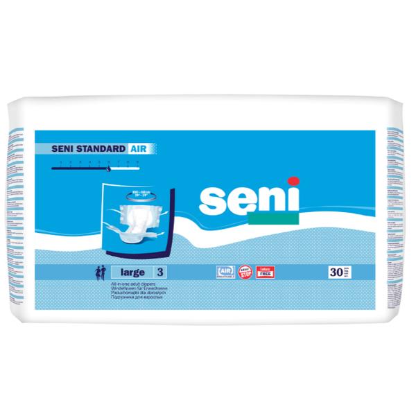 Scutece pentru adulti - seni standard air, large, 30 buc