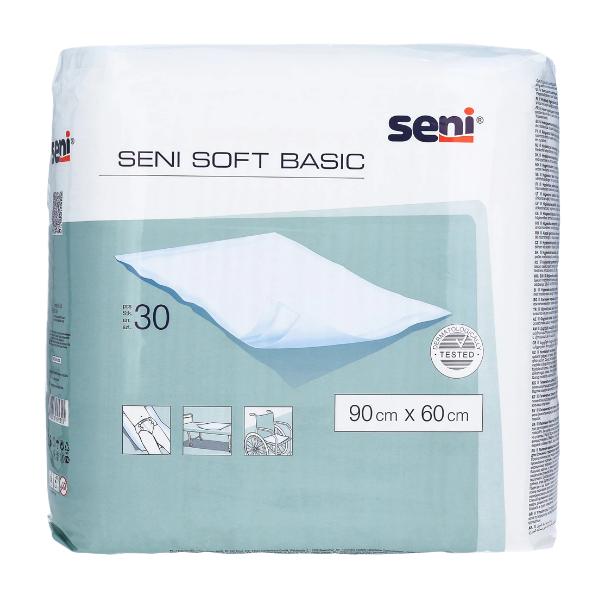 Aleze de Protectie - Seni Soft Basic 90x60cm, 30 buc
