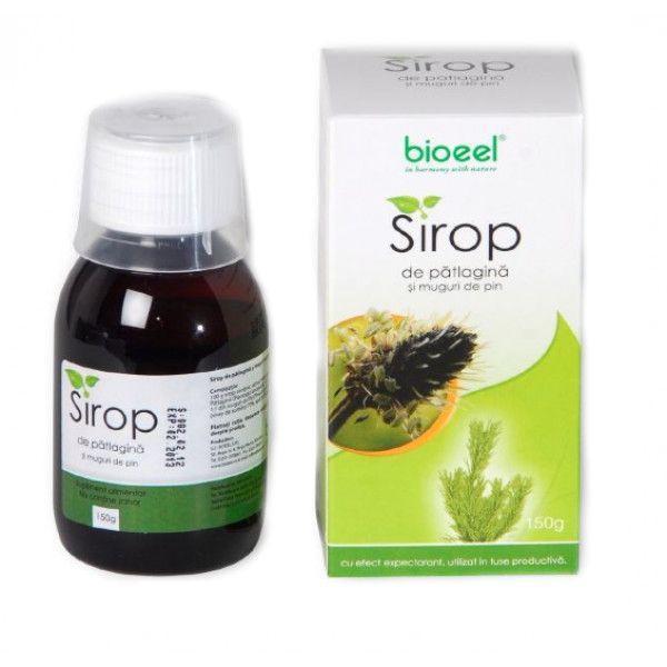 Short life - sirop patlagina si muguri de pin bioeel, 150g