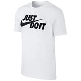 Tricou barbati Nike Just Do It Swoosh AR5006-100, L, Alb