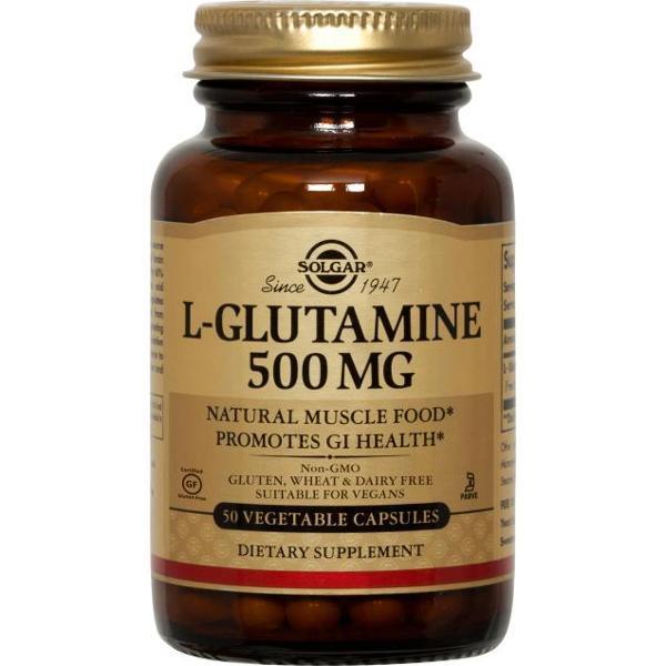 Short life - l-glutamine 500 mg solgar, 50 capsule