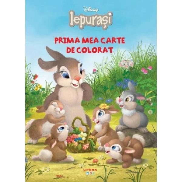 Disney. iepurasi. prima mea carte de colorat, editura litera