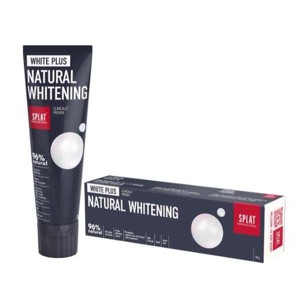 Pasta de dinti naturala pentru albire - splat professional white plus natural whitening 96% natural, 125 g