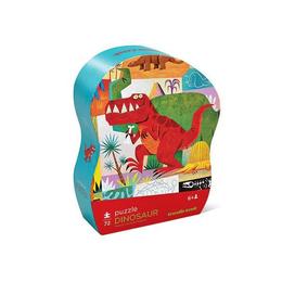 Puzzle Dinozauri Haioşi în Cutie cu Formă Originală - Crocodile Creek