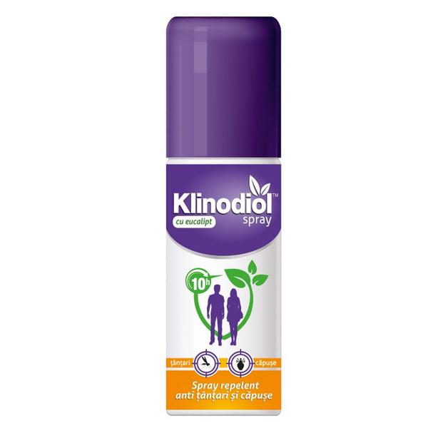 Spray Repelent pentru Tantari si Capuse cu Eucalipt pentru Adulti – Klintensiv Klinodiol Spray, 100 ml esteto