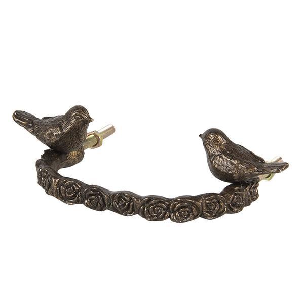 Maner mobila din fier maro 13x3x8 cm - decorer