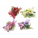 Set 4 flori artificiale Anemona 15 cm - Decorer