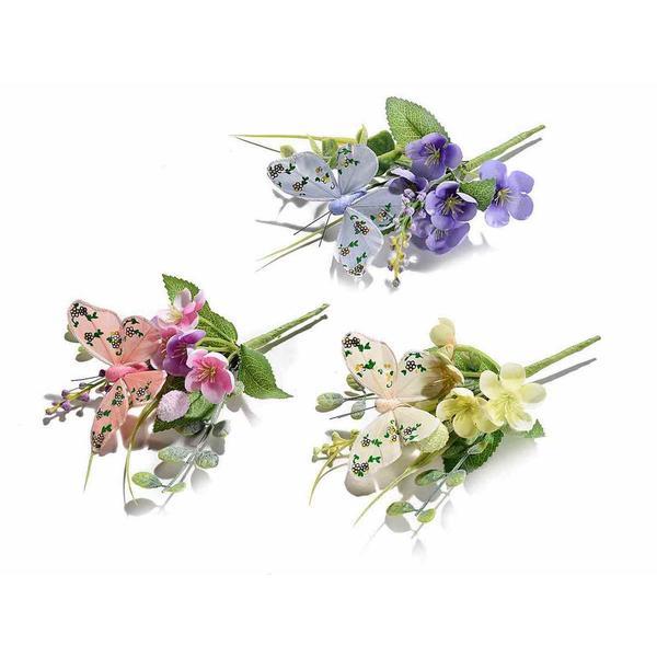 Set 3 flori artificiale de camp 16 cm - decorer