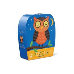 Puzzle Bufniţa Somnorosă în Cutie cu Formă Originală - Crocodile Creek