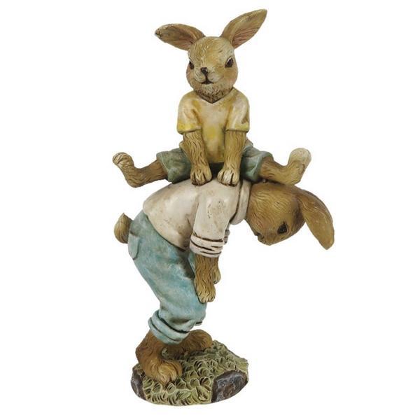 Figurine iepurasi paste din polirasina 9x4x15 cm - decorer