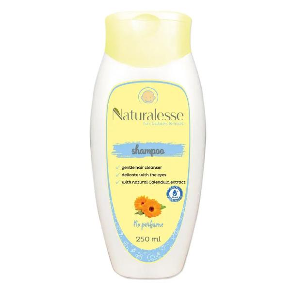 Sampon fara miros pentru bebelusi- naturalesse babies kids shampoo no perfume, 250 ml