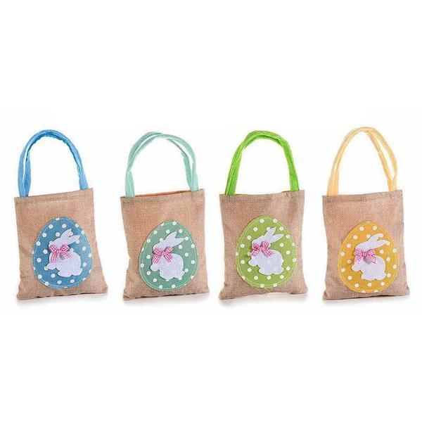 Set 4 gentute din textil model iepuras 16x30 cm - decorer