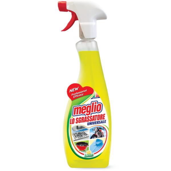 Spray Degresant Universal cu Parfum de Lamaie - Meglio Lo Sgrassatore Universale, 750 ml