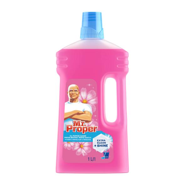 Detergent Universal pentru Suprafete cu Parfum de Flori si Primavara - Mr. Proper All-purpose Cleaner Flower & Spring, 1000 ml