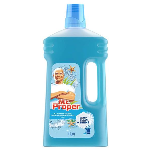 Detergent Universal pentru Suprafete cu Parfum Marin - Mr. Proper Ocean, 1000 ml