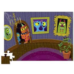 Puzzle Monstru în Cutie pentru Joacă şi Depozitare - Crocodile Creek