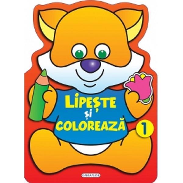 Lipeste si coloreaza 1, editura girasol