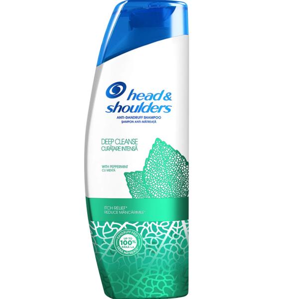 Sampon pentru Curatare Intensa Antimatreata si Reducerea Mancarimilor – Head&Shoulders Anti-dandruff Shampoo Deep Cleanse Itch Relief, 300 ml 300 imagine noua
