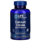 Supliment Alimentar Calcium Citrate with Vitamin D Life Extension, 200capsule