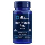Supliment Alimentar Iron Protein Plus 300mg - Life Extension, 100capsule