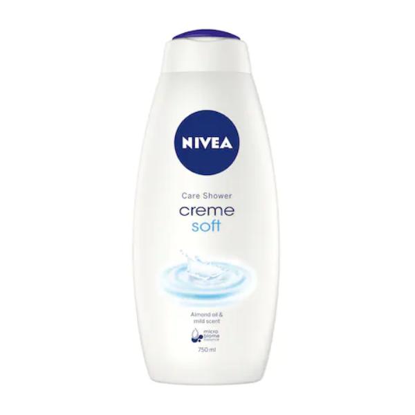 Gel de dus crema cu ulei de migdale - nivea care shower creme soft almond oil, 750 ml