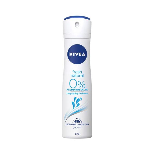 Deodorant Antiperspirant Spray pentru Femei – Nivea Fresh Natural, 150 ml esteto.ro