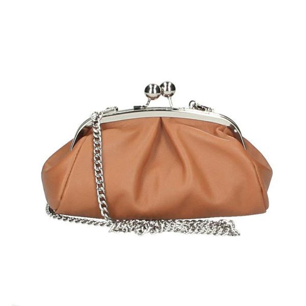 Geanta ocazie dama josie gt1292, piele naturala, cognac