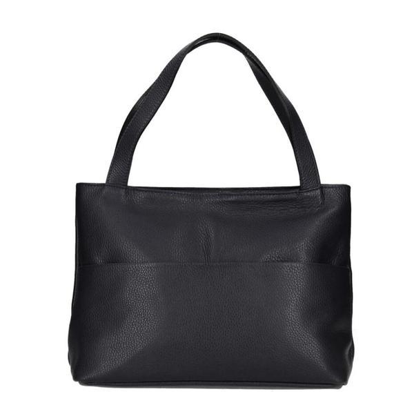 Geanta dama daniela gt1186, piele naturala, negru